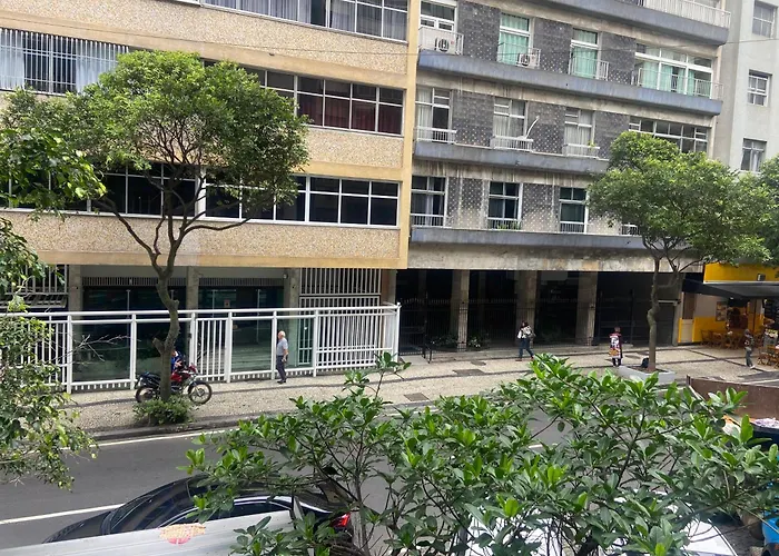 Apartamento Completo Na Quadra Da Praia Em Copacabana, 2 Camas , Ar Condicionado, Tv Netflix, Wifi 300Mb, Pauloangerami Pj160